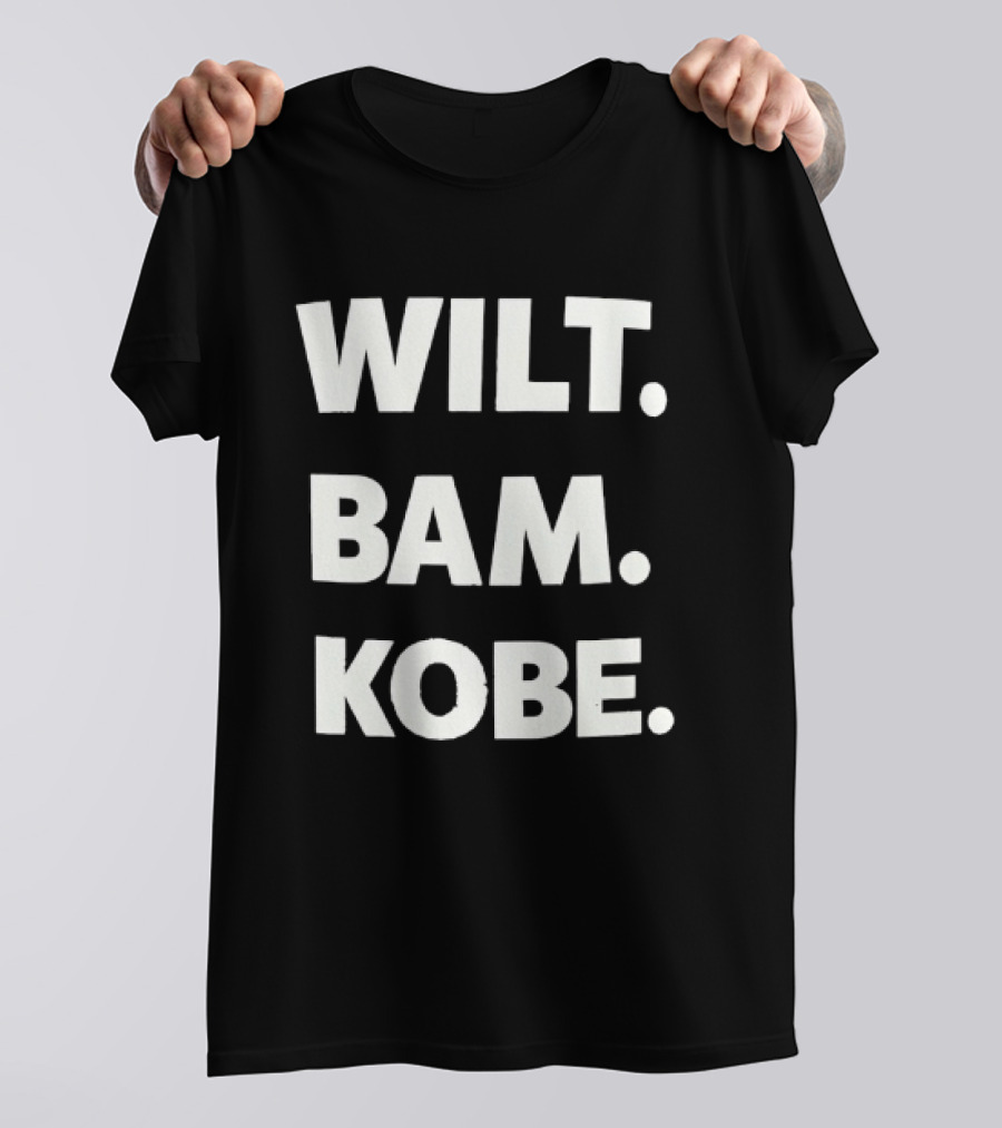 Wilt Chamberlain Bam Adebayo Kobe Bryant T-Shirt