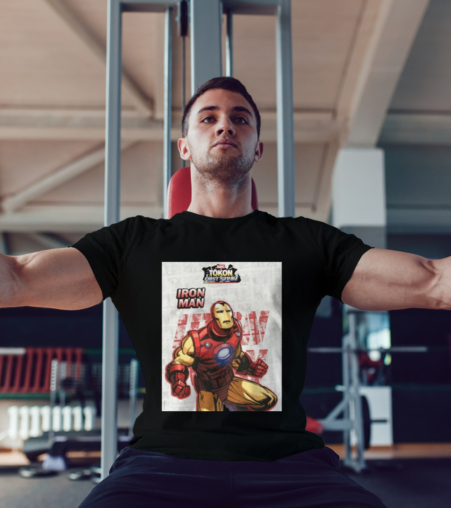 Marvel Tokon First Strike Iron Man Comic T-Shirt