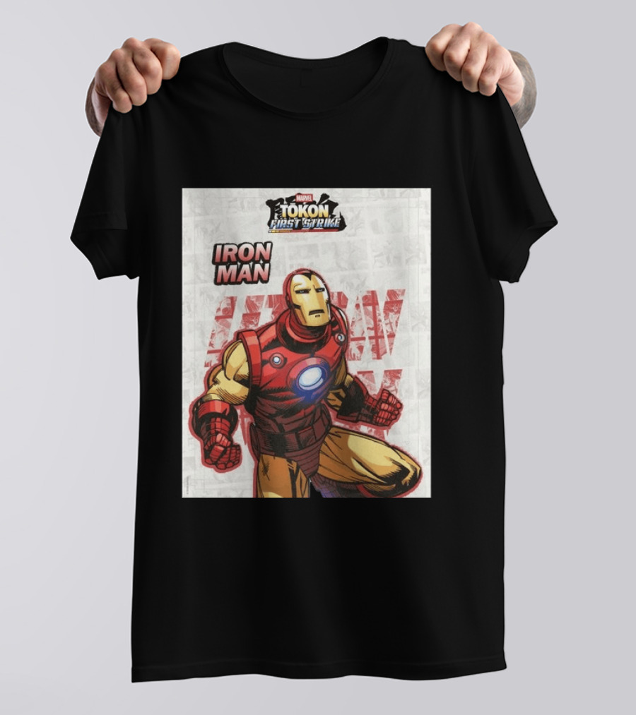 Marvel Tokon First Strike Iron Man Comic T-Shirt