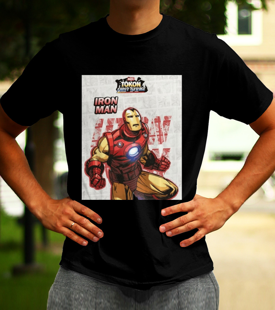 Marvel Tokon First Strike Iron Man Comic T-Shirt
