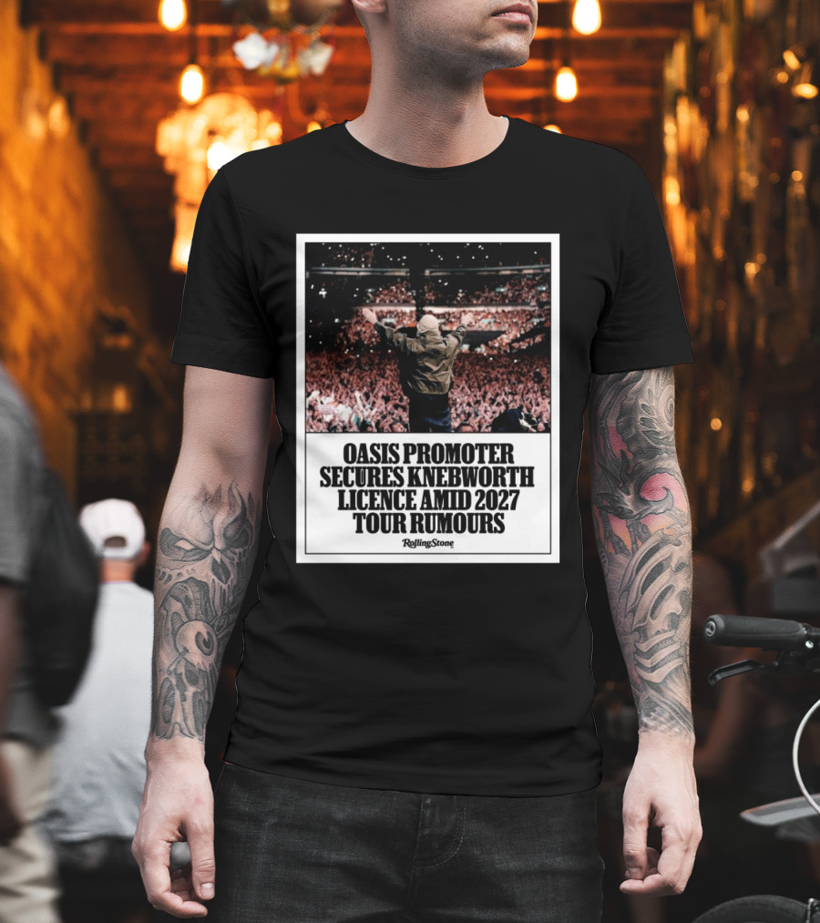 Rolling Stone Oasis Promoter Secures Knebworth Licence Amid 2027 Tour Rumours T-Shirt