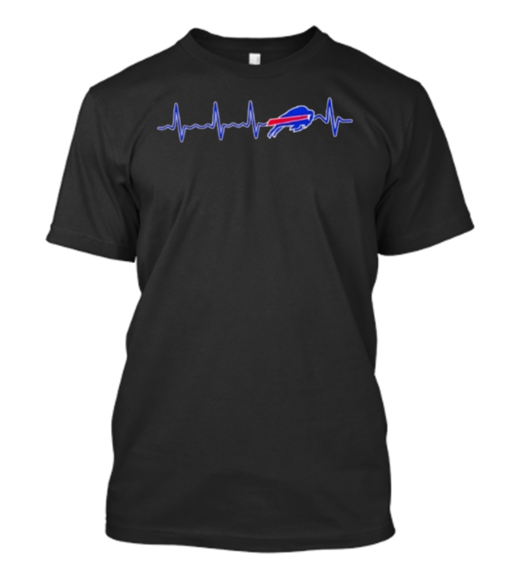 Buffalo Bills Heartbeat Love For Football Original Fans T-Shirt