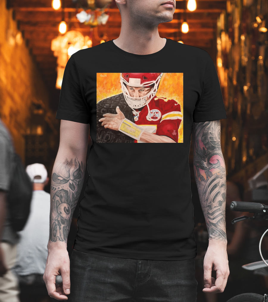 NFL Patrick Mahomes Kansas City Chiefs Player T-Shirt