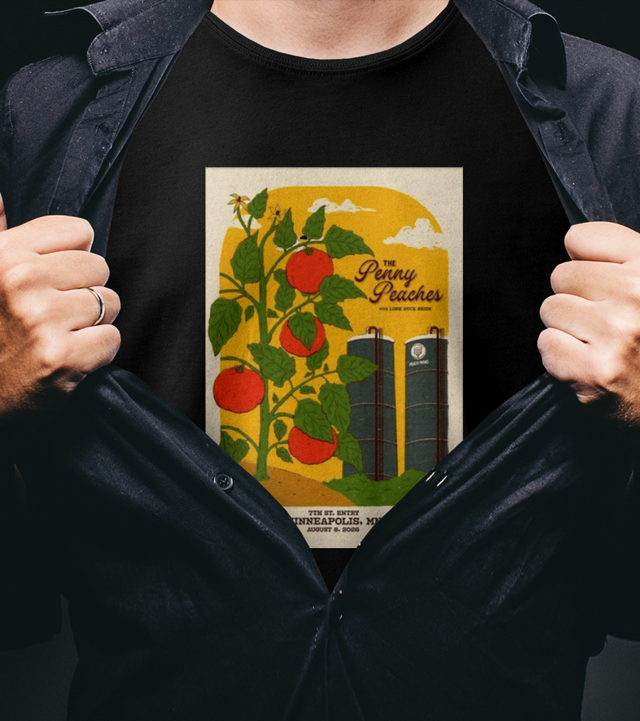 Penny Peaches With Loose Rope Series 7th Street Entry Minneapolis MN August 8 2026 T-Shirt