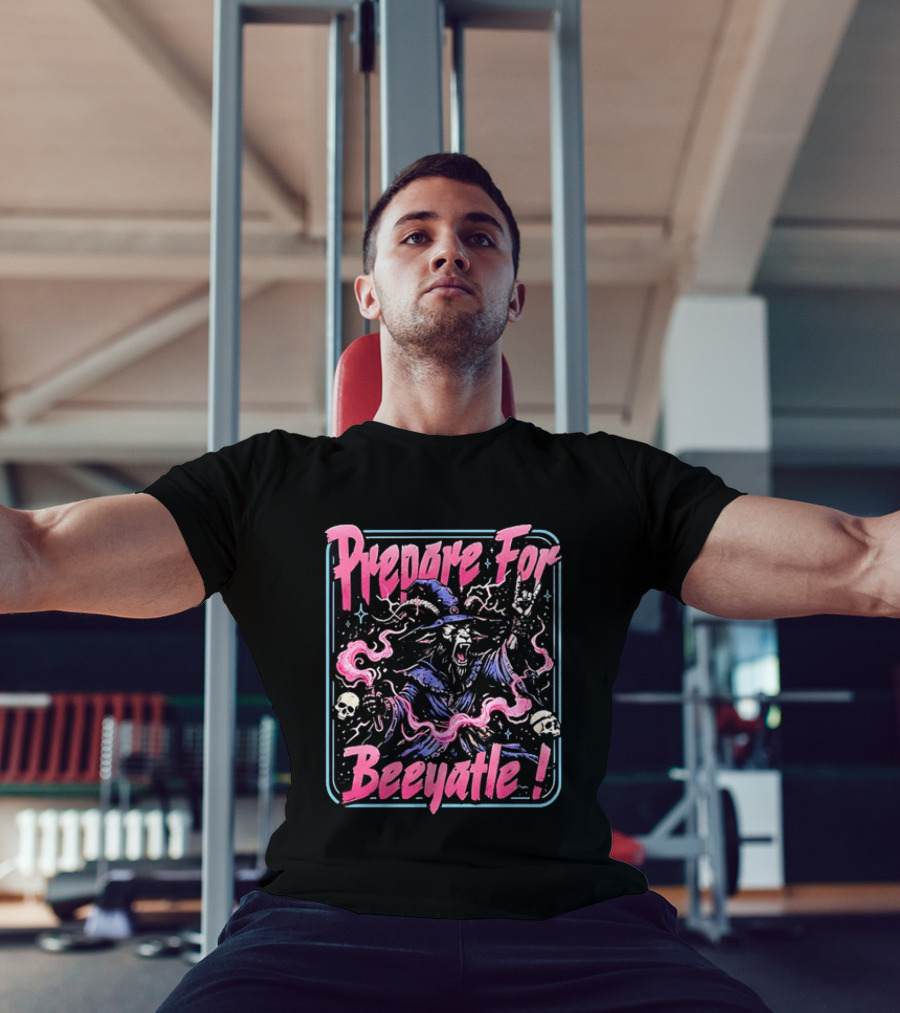 Prepare For Beeyatle Goat Wizard Metal Magic Skulls T-Shirt