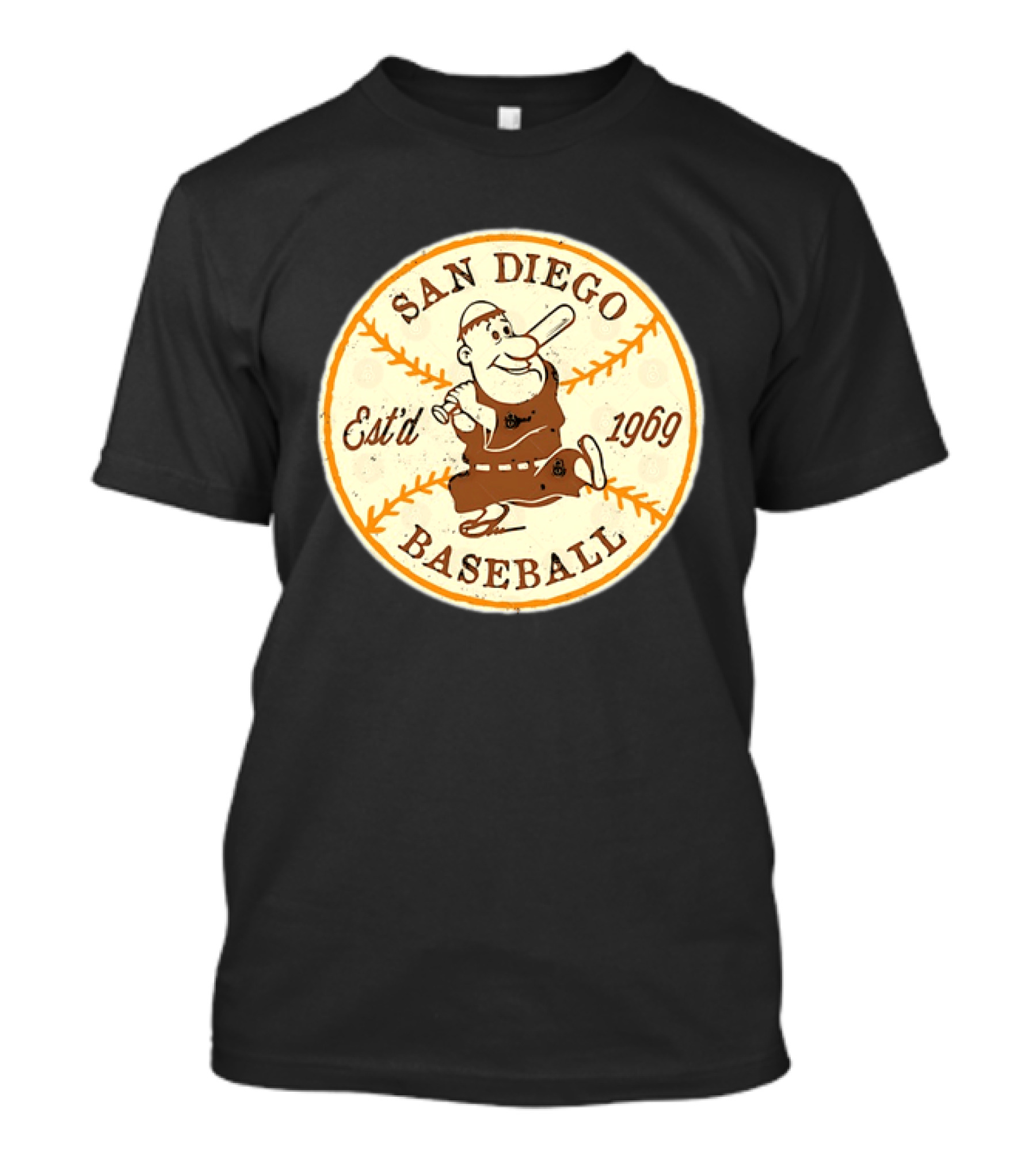San Diego Padres Swinging Friar Est’d 1969 T-Shirt