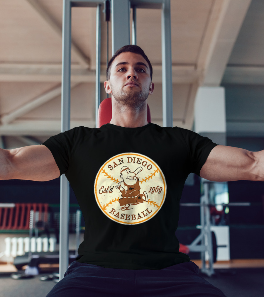 San Diego Padres Swinging Friar Est’d 1969 T-Shirt