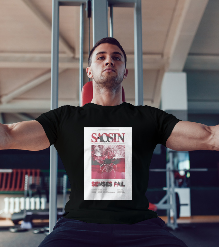 Saosin Sense Fail 2026 New Zealand Tour T-Shirt