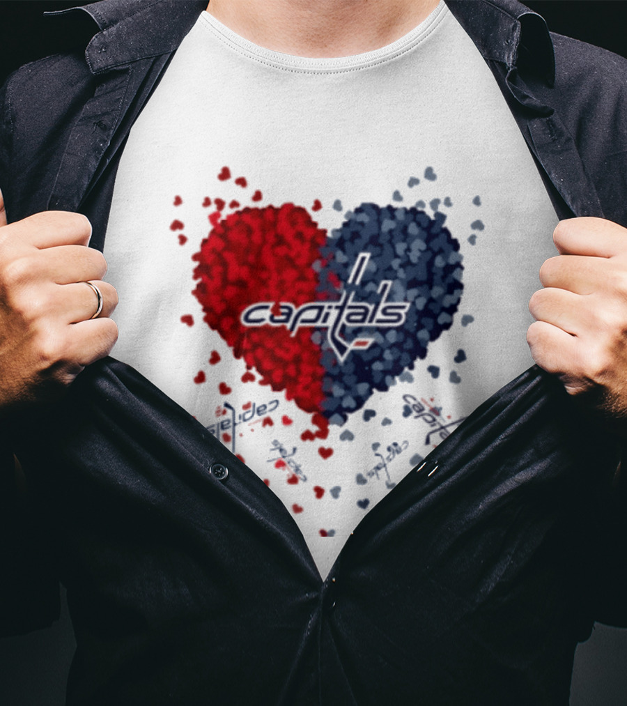 Original Capitals Heart Washington Hockey NHL 2026 T-Shirt