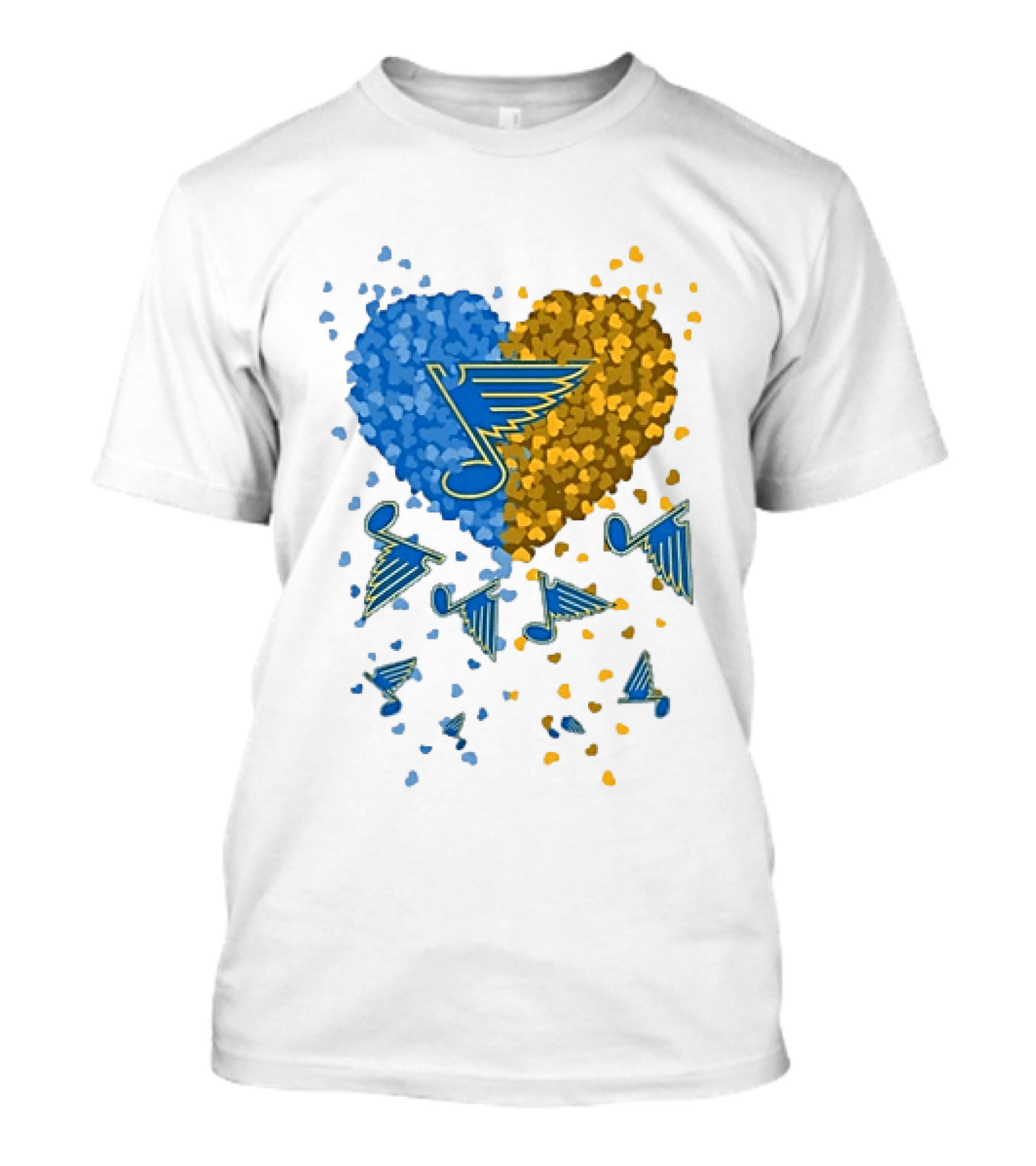 Classic St Louis Blues Heart NHL Hockey 2026 T-Shirt