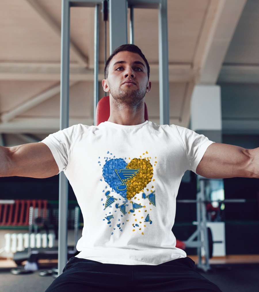 Classic St Louis Blues Heart NHL Hockey 2026 T-Shirt