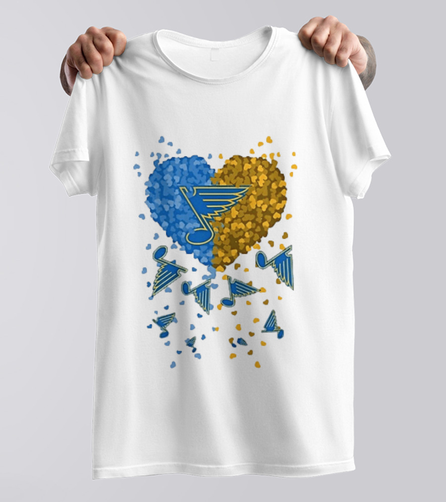 Classic St Louis Blues Heart NHL Hockey 2026 T-Shirt