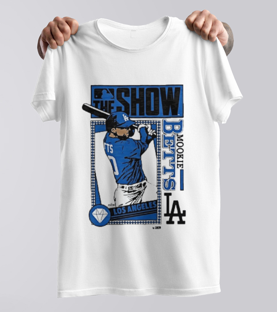 The Show Mookie Betts Los Angeles Dodgers MLB Baseball LA T-Shirt