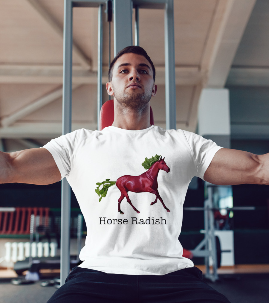 Horse Radish Vegetable Pun Humor T-Shirt