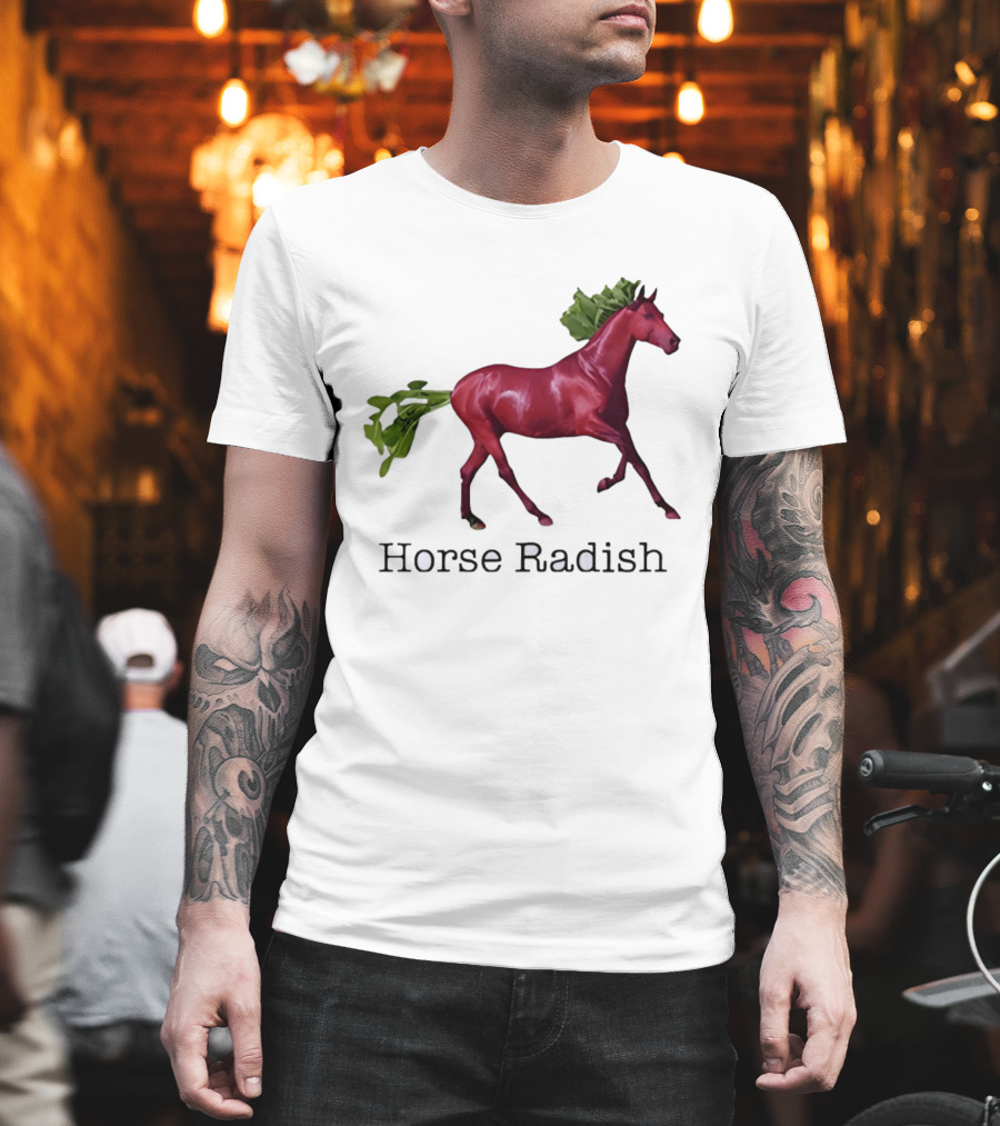 Horse Radish Vegetable Pun Humor T-Shirt