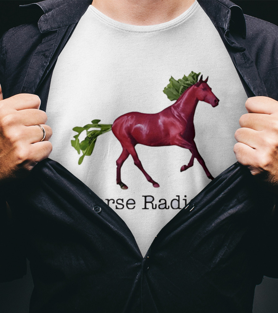 Horse Radish Vegetable Pun Humor T-Shirt