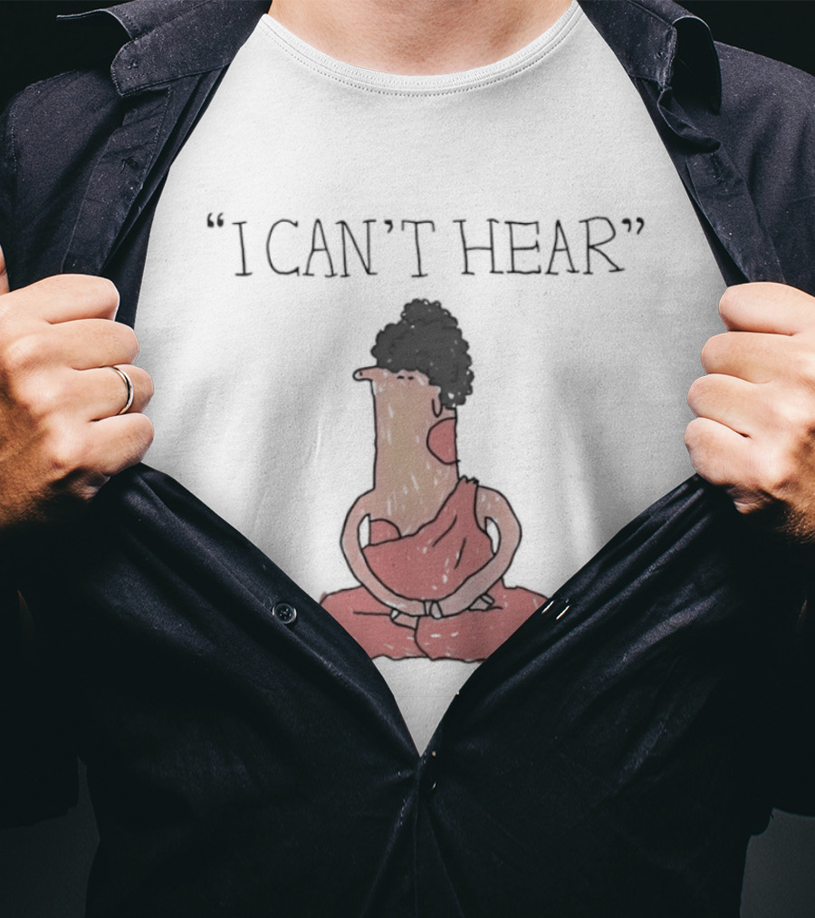 I Can't Hear Meditating Buddha Zen Silence T-Shirt