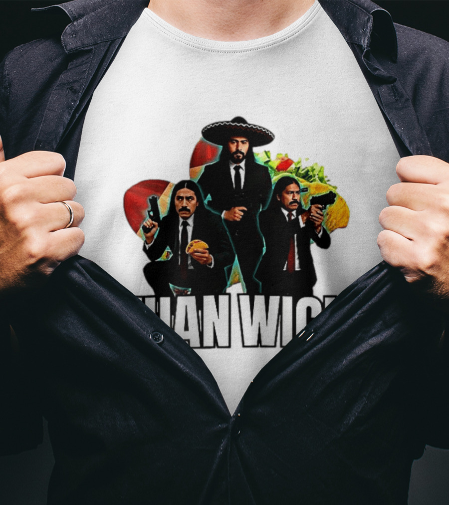 Juan Wick John Wick Taco Sombrero Mexican T-Shirt
