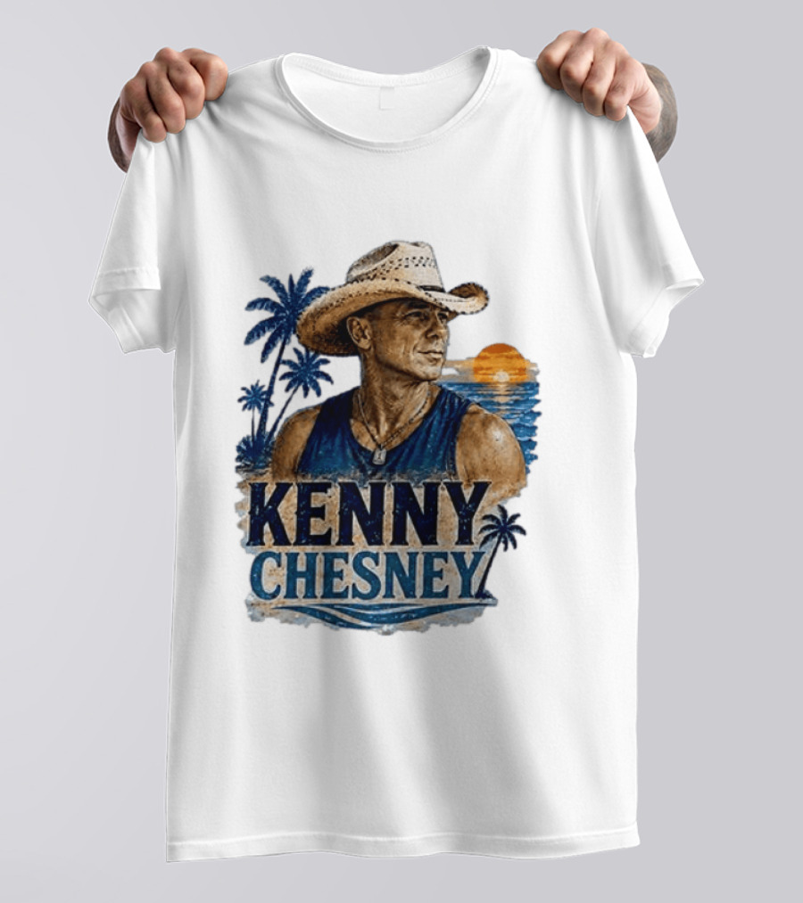 Kenny Chesney Is My Jam Tropical Beach Sunset Vibes T-Shirt