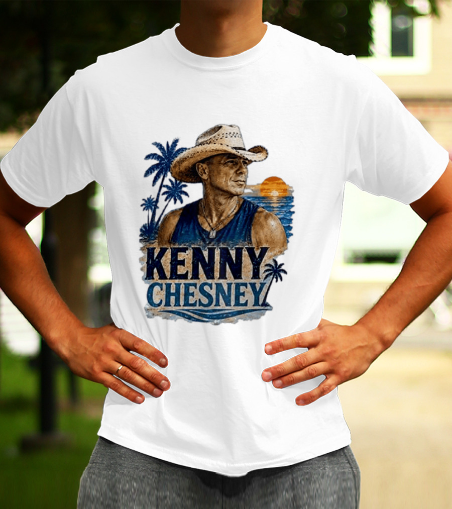 Kenny Chesney Is My Jam Tropical Beach Sunset Vibes T-Shirt