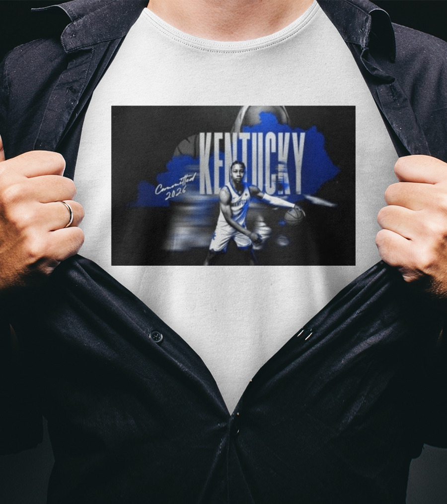 Kentucky Wildcats Committed 2026 Mason Williams Basketball Hype T-Shirt