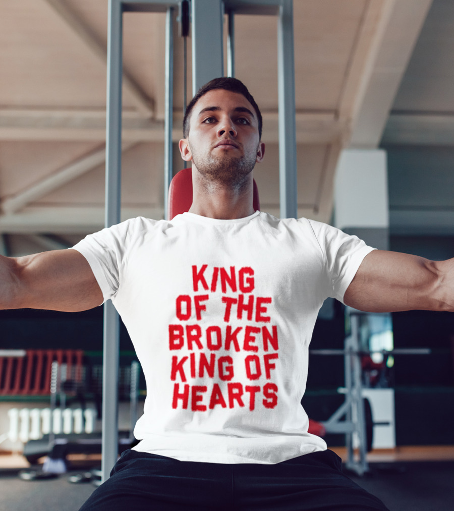 King Of The Broken King Of Hearts Bold Red T-Shirt