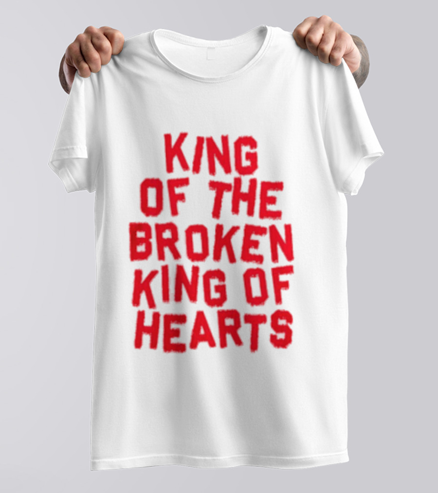 King Of The Broken King Of Hearts Bold Red T-Shirt