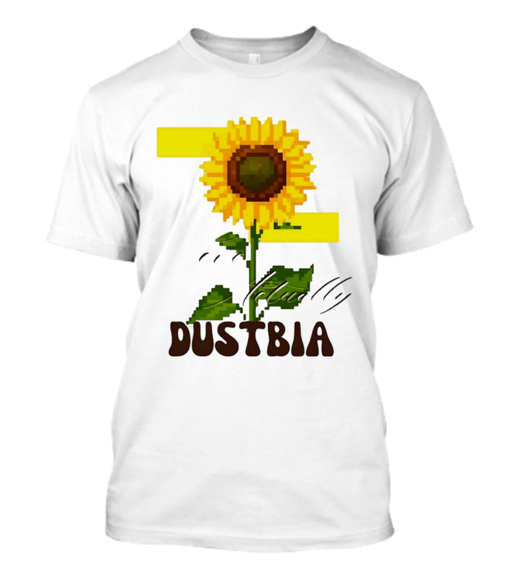 Love Actually Dustbia Pixel Sunflower T-Shirt
