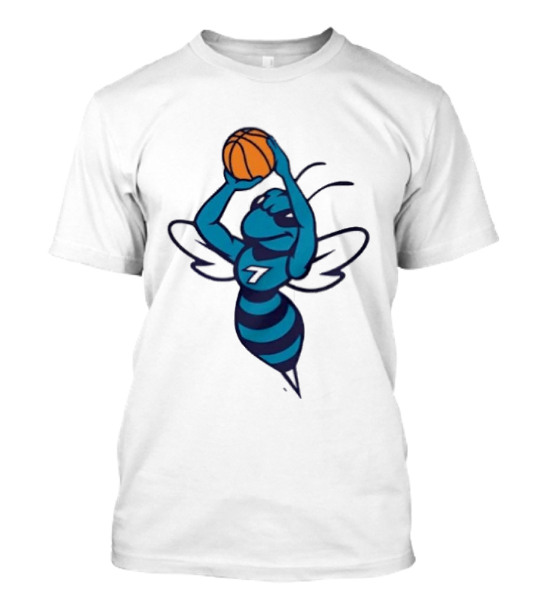 Original Charlotte Hornets Basketball Hornet Shooter T-Shirt