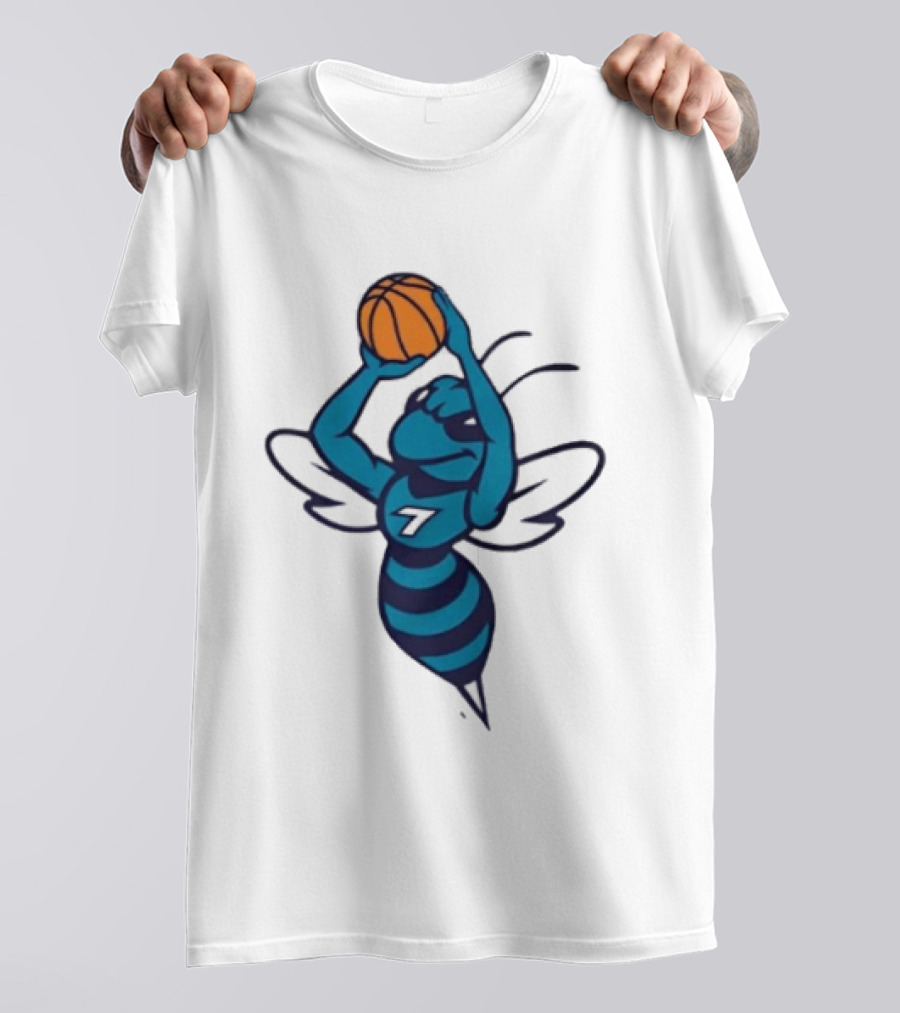 Original Charlotte Hornets Basketball Hornet Shooter T-Shirt