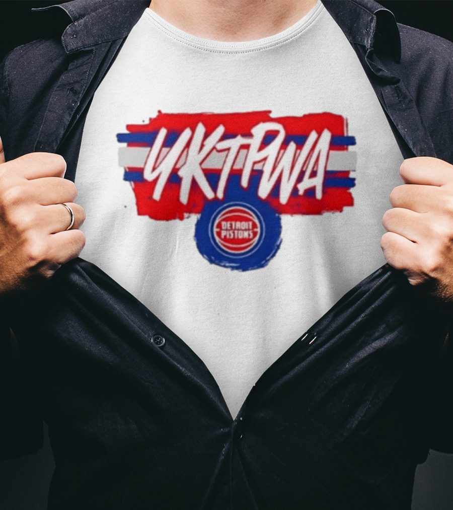 Yktpwa Detroit Pistons Celebration T-Shirt