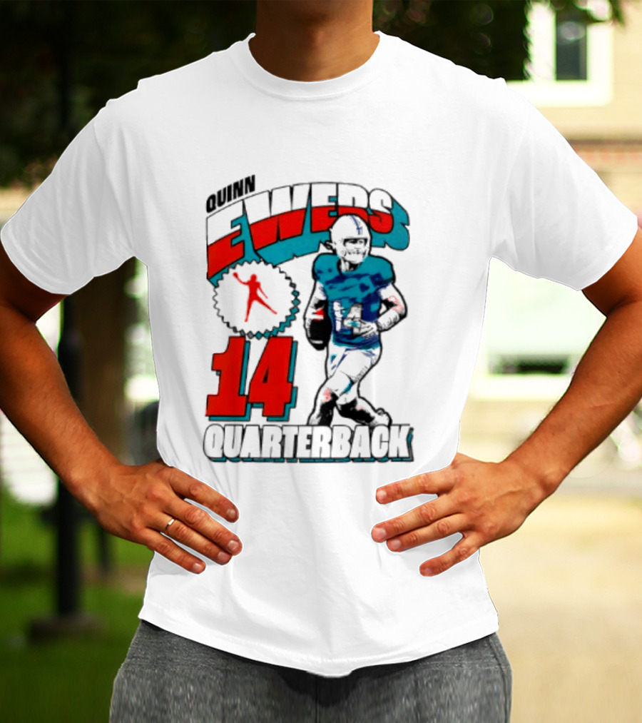Quinn Ewers Miami Dolphins 14 Football Quarterback T-Shirt