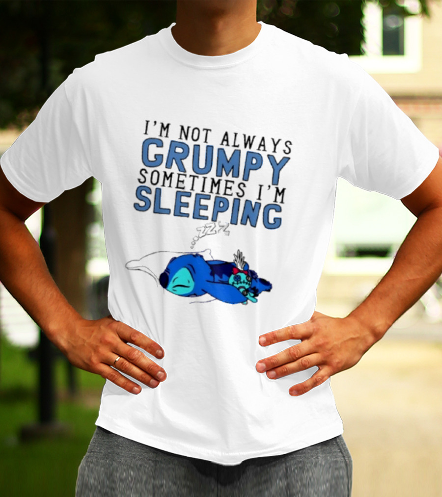 Stitch I'm Not Always Grumpy Sometimes I'm Sleeping Zzz T-Shirt