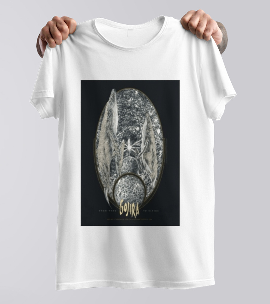 Gojira From Mars To Sirius Saint Herblain France Event December 2 2025 T-Shirt