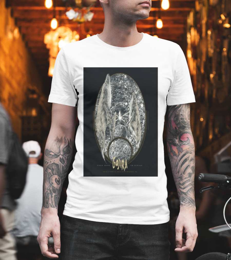 Gojira From Mars To Sirius Saint Herblain France Event December 2 2025 T-Shirt
