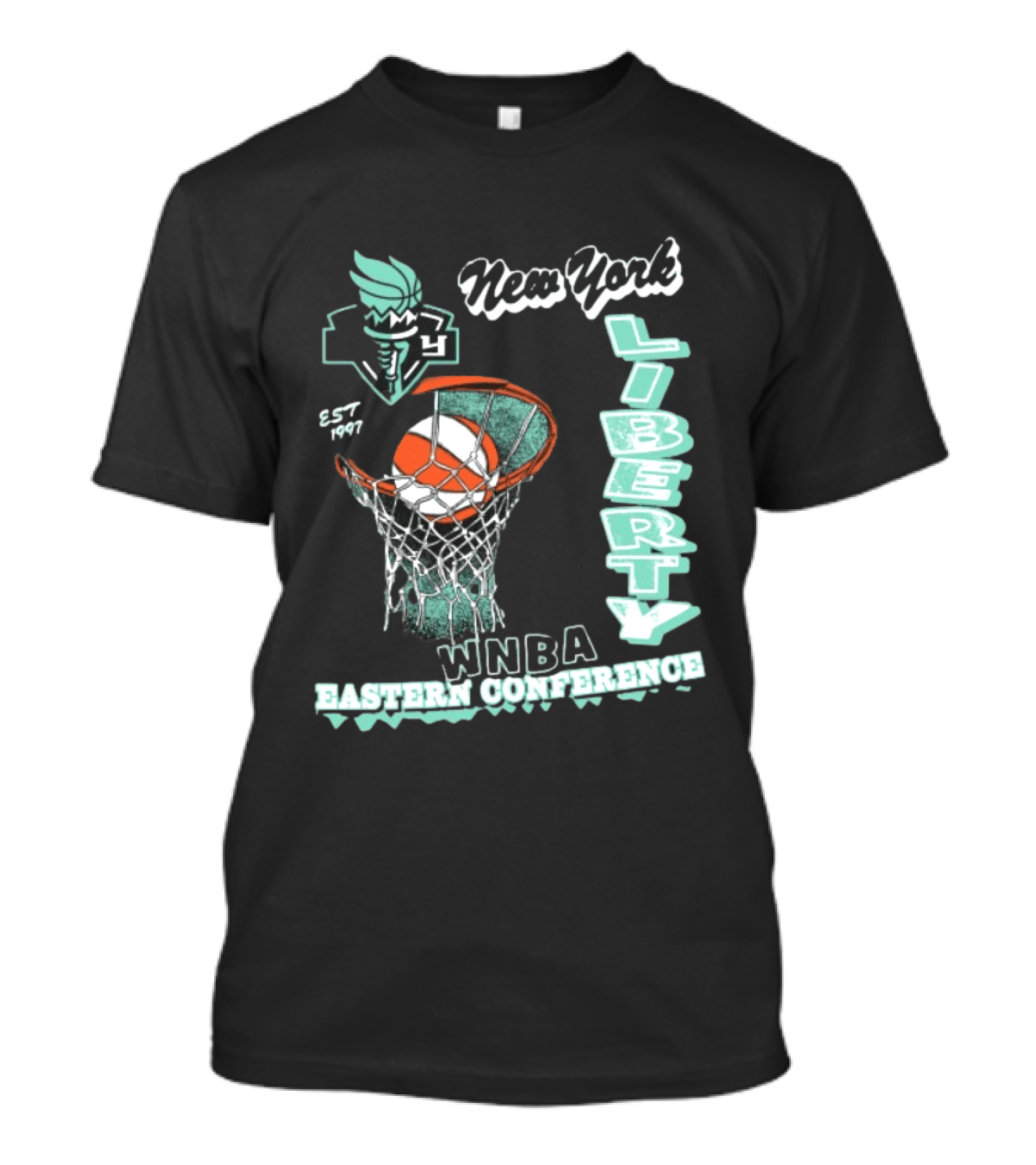 New York Liberty WNBA Eastern Conference 47Brand Store 47 Foundation T-Shirt