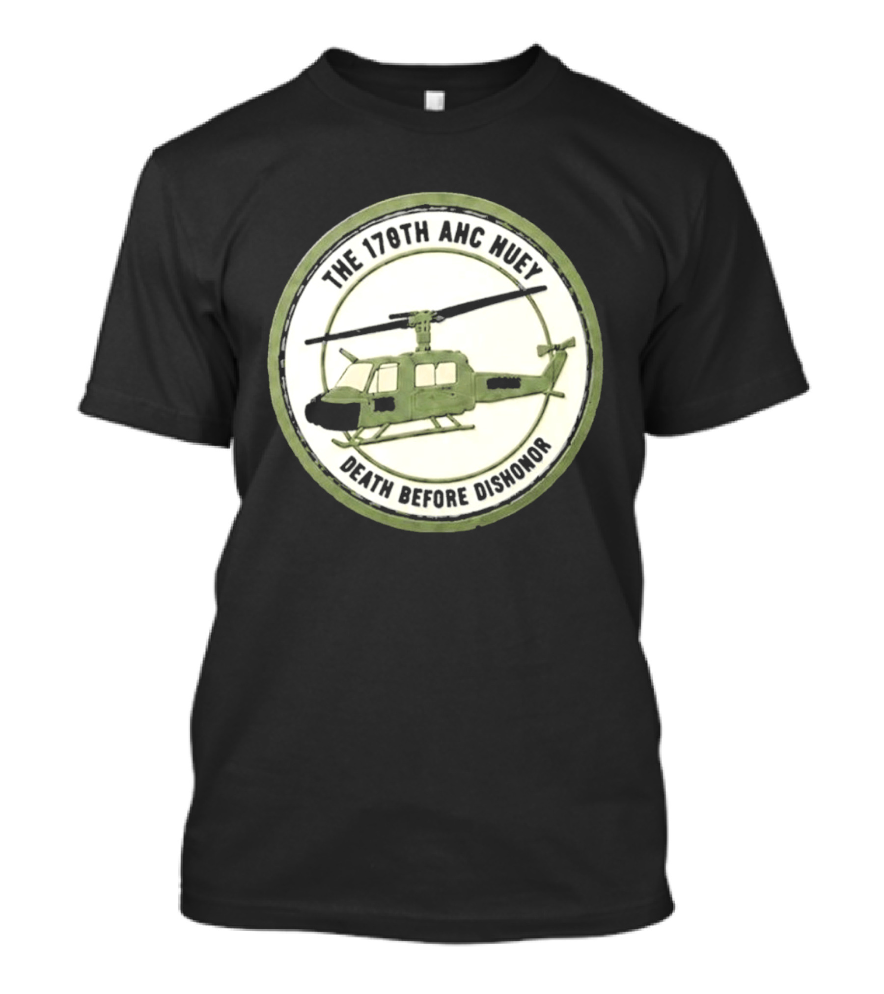 The 178th AHC Huey Death Before Dishonor Helicopter T-Shirt