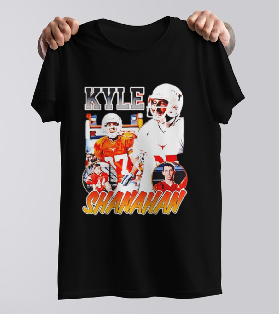 Kyle Shanahan Texas Longhorns Football Legend Player Number 17 T-Shirt