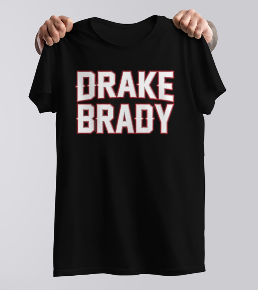 Drake Brady Bold Lettering Sports Fusion T-Shirt