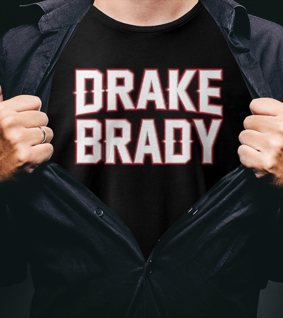 Drake Brady Bold Lettering Sports Fusion T-Shirt