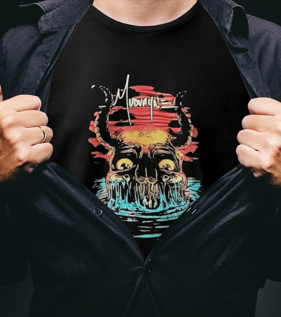 Mudvayne Skull Horns Water Heavy Metal T-Shirt