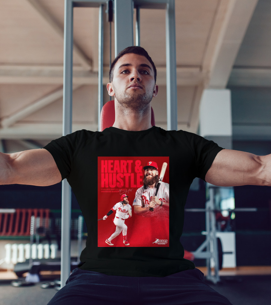 Philadelphia Phillies Heart & Hustle Award Winner Brandon Marsh T-Shirt