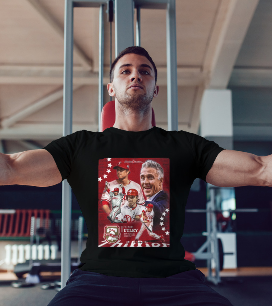 Phillies Nation Chase Utley 2026 Wall Of Fame Inductee Phillies T-Shirt