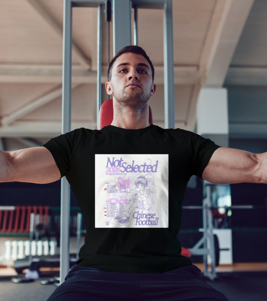 Not Selected 2026 Occupy The Absence Tour Chinese Football Anime T-Shirt
