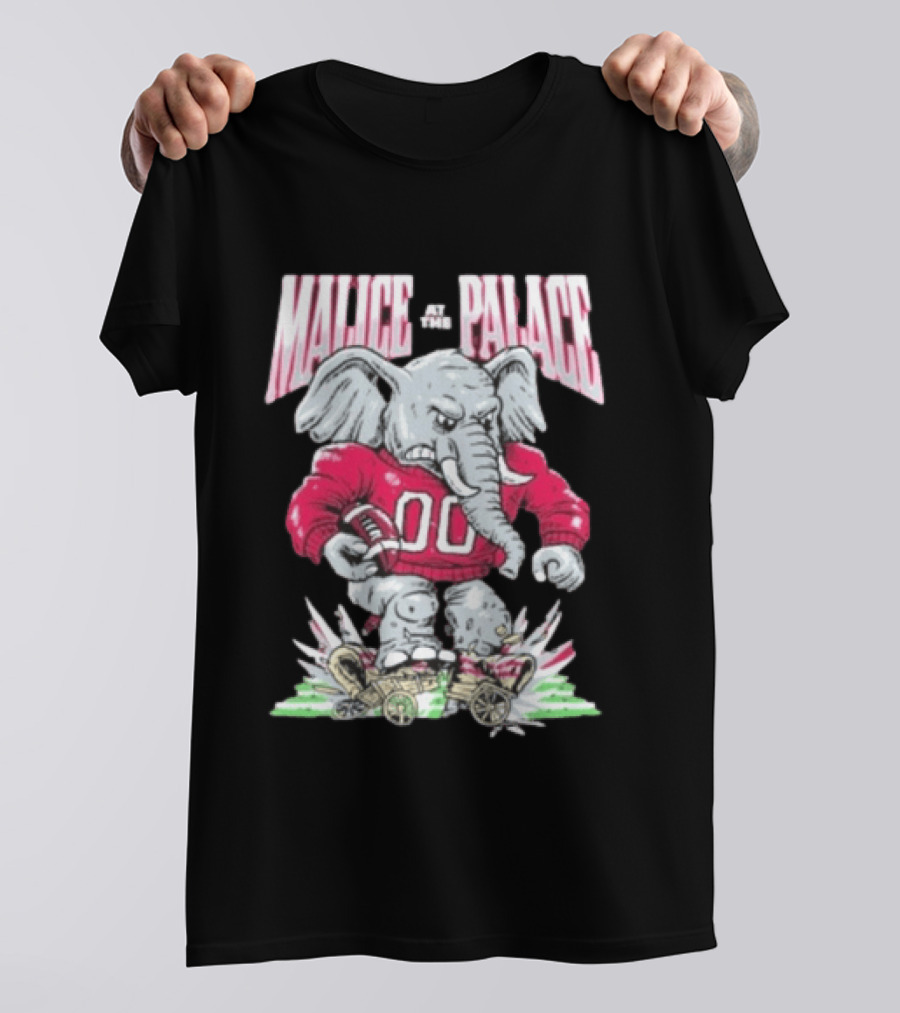 Alabama Crimson Tide Malice At The Palace Elephant 00 Beat Ou T-Shirt