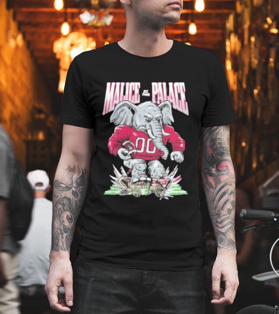 Alabama Crimson Tide Malice At The Palace Elephant 00 Beat Ou T-Shirt