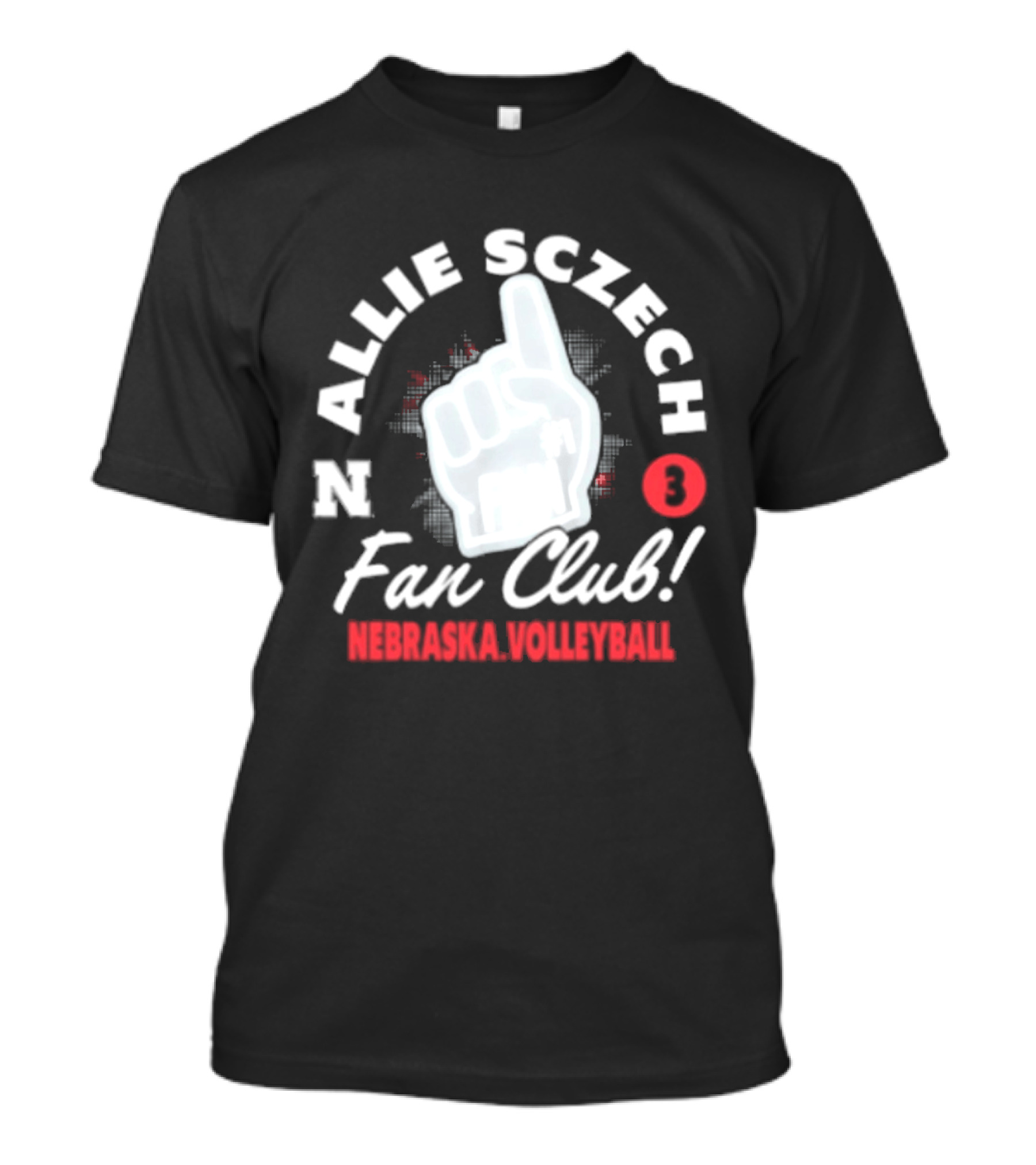 Allie Sczech Fan Club Nebraska Volleyball 3 T-Shirt