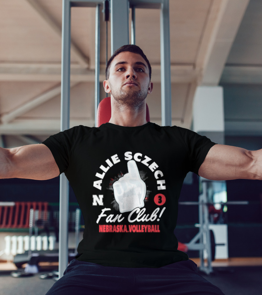 Allie Sczech Fan Club Nebraska Volleyball 3 T-Shirt