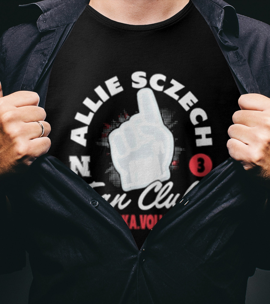 Allie Sczech Fan Club Nebraska Volleyball 3 T-Shirt
