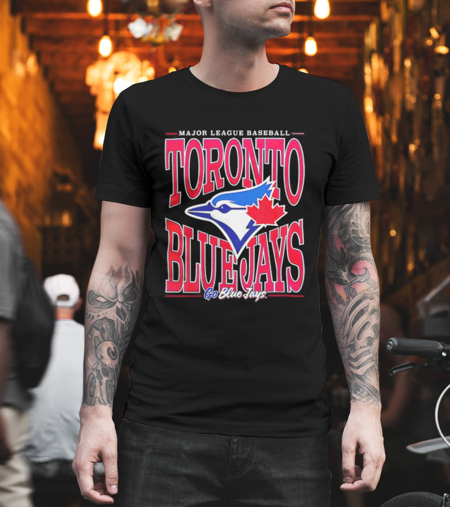 Toronto Blue Jays Major League Baseball Go Blue Jays T-Shirt